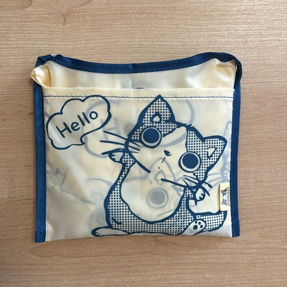 Yamaneko cute cat Foldable and Portable Shopping Bag - Picture 3 of 3